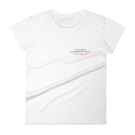 BTBP COMPASSION - Women's White T-shirt